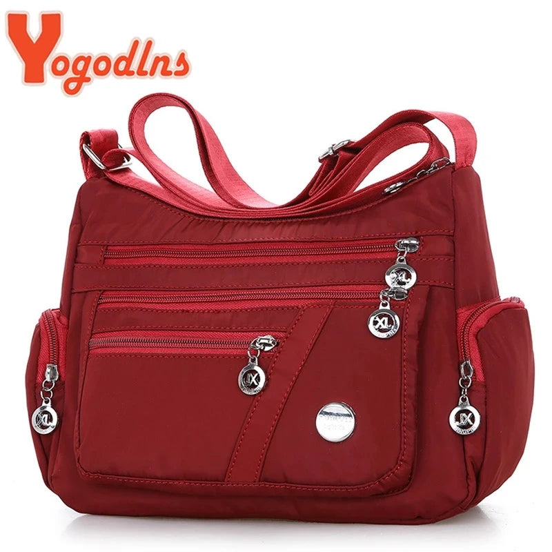 Yogodlns mode femmes sac à bandoulière imperméable en Nylon Oxford sac à bandoulière sacs à main grande capacité sacs de voyage sac à main