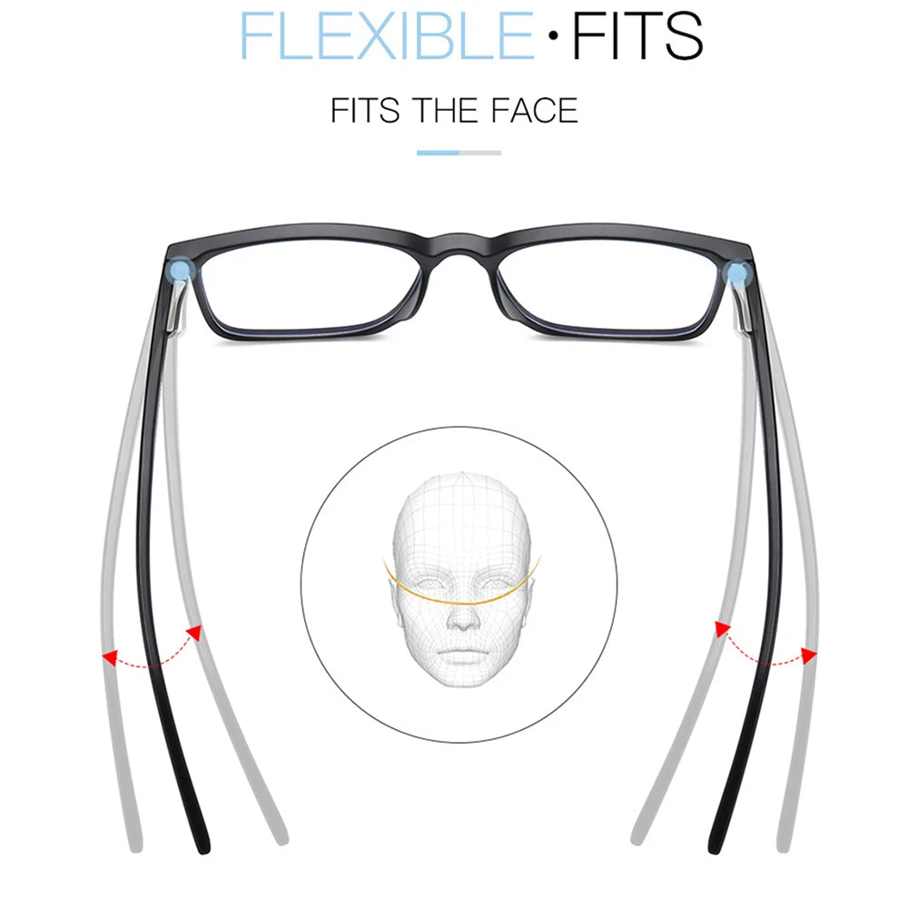VIVIBEE carré bleu lumière bloquant hommes lunettes de jeu TR90 noir mat Anti Ray lunettes ordinateur Transparent lunettes de mode