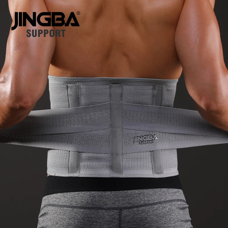 JINGBA SUPPORT Fitness taille dos ceintures de soutien sueur ceinture formateur tondeuse Musculation abdominale sport lombaire joint protecteur