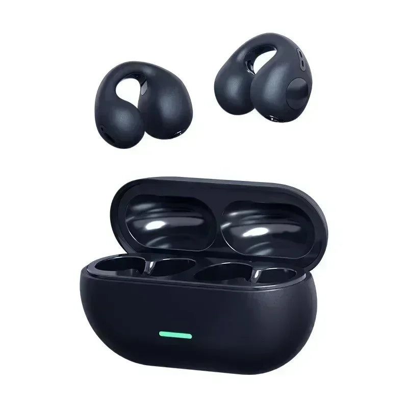 Écouteurs sans fil Bluetooth 5.3 à Conduction osseuse, oreillettes à Clip T75, musique, suppression du bruit, appel HD, sport, jeu, nouveau