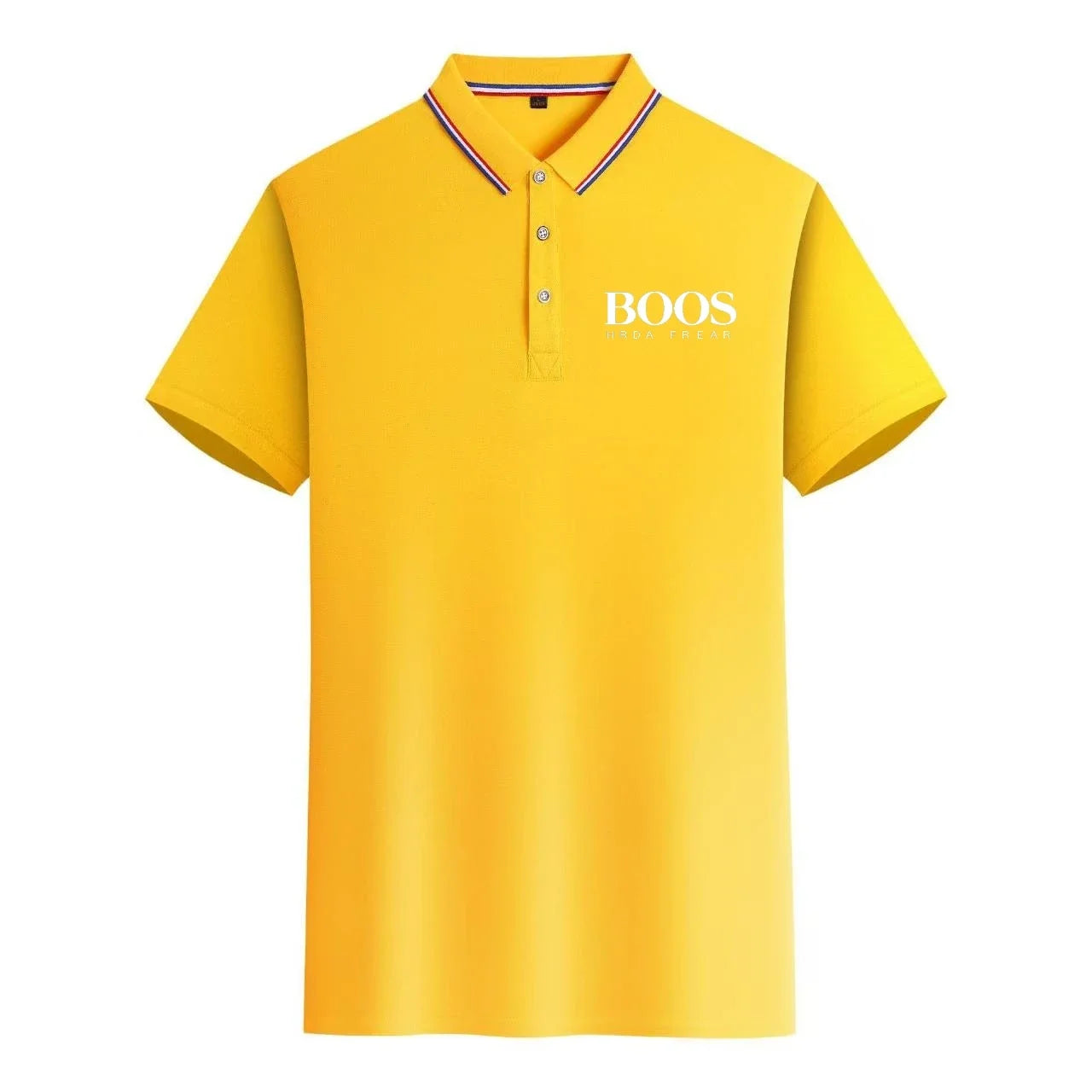 Mode d'été nouveaux hommes à manches courtes concepteur exquis broderie tridimensionnelle POLO respirant revers affaires T-shirt