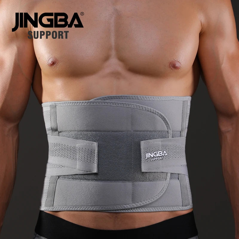 JINGBA SUPPORT Fitness taille dos ceintures de soutien sueur ceinture formateur tondeuse Musculation abdominale sport lombaire joint protecteur