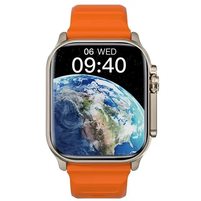 Nouvelle montre T800 U2 montre intelligente 49mm 2024 nouveau NFC hommes femmes GPS piste Bluetooth appel BT jeux de musique sans fil charge Smartwatch