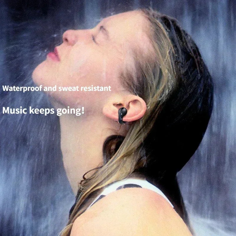 Écouteurs sans fil Bluetooth 5.3 à Conduction osseuse, oreillettes à Clip T75, musique, suppression du bruit, appel HD, sport, jeu, nouveau
