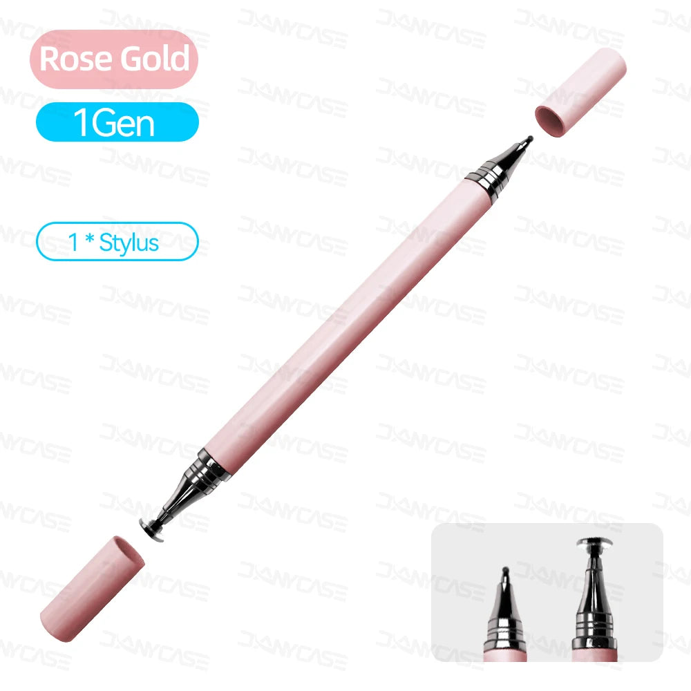 Stylet universel 2 en 1 pour tablette mobile, Android, IOS, téléphone, iPad, accessoires de dessin, tablette, puzzles, écran tactile