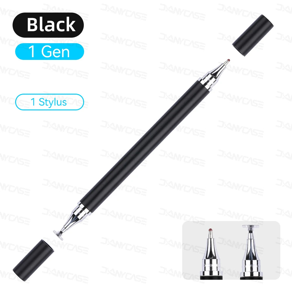 Stylet universel 2 en 1 pour tablette mobile, Android, IOS, téléphone, iPad, accessoires de dessin, tablette, puzzles, écran tactile