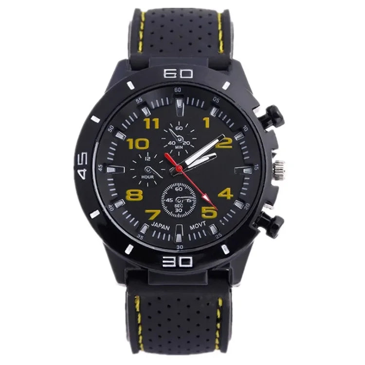 Mode de luxe Date Quartz hommes montres haut de gamme mâle horloge chronographe Sport hommes montre-bracelet Hodinky Relogio Masculino