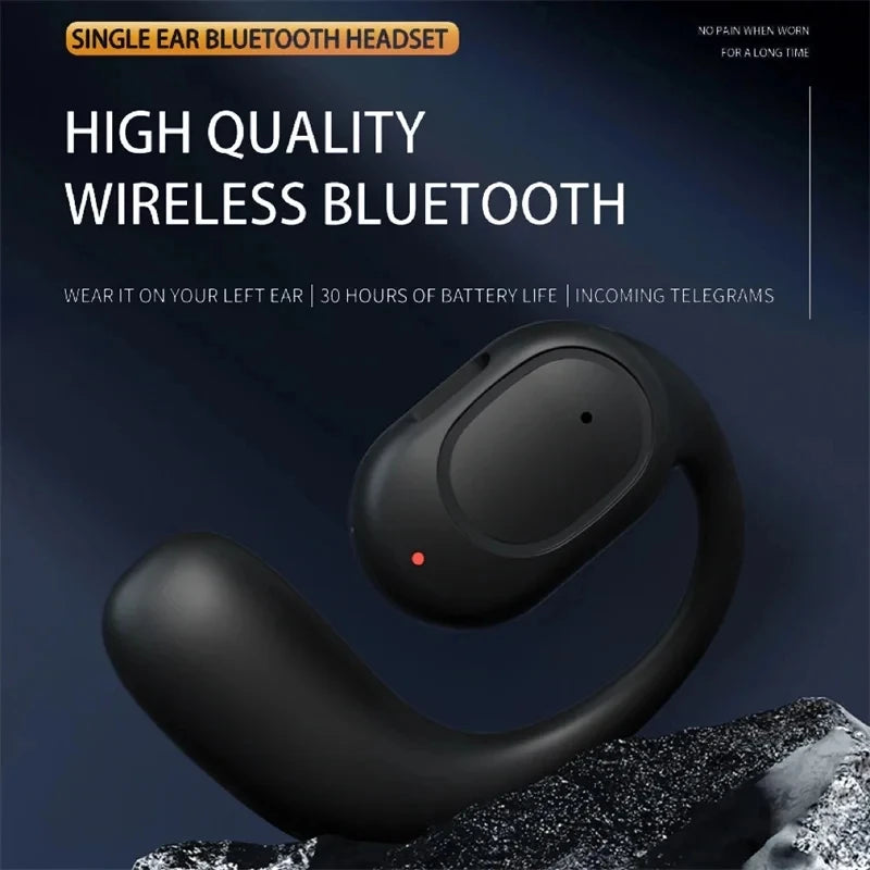 Casque sans fil Bluetooth casque avec Microphone Conduction osseuse mains libres suppression du bruit écouteurs pour la conduite Audifonos