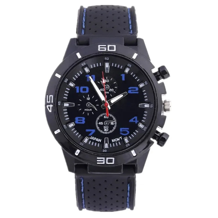 Mode de luxe Date Quartz hommes montres haut de gamme mâle horloge chronographe Sport hommes montre-bracelet Hodinky Relogio Masculino