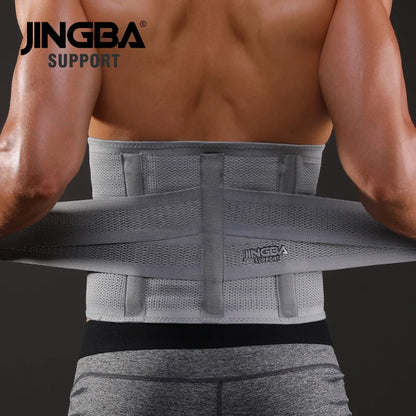 JINGBA SUPPORT Fitness taille dos ceintures de soutien sueur ceinture formateur tondeuse Musculation abdominale sport lombaire joint protecteur