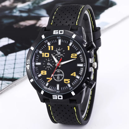 Mode de luxe Date Quartz hommes montres haut de gamme mâle horloge chronographe Sport hommes montre-bracelet Hodinky Relogio Masculino