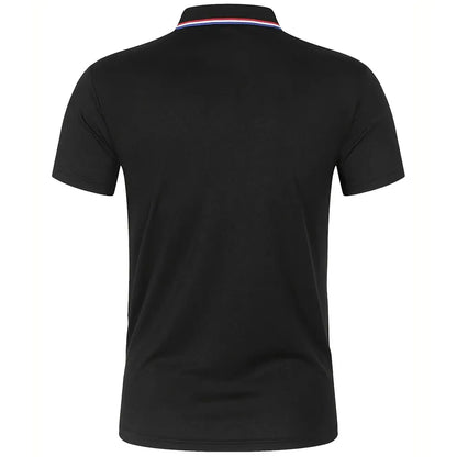Polo d'été décontracté et respirant pour hommes, confortable, couleur unie, T-Shirt à manches courtes de haute qualité, offre spéciale, 2025