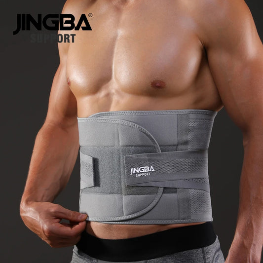 JINGBA SUPPORT Fitness taille dos ceintures de soutien sueur ceinture formateur tondeuse Musculation abdominale sport lombaire joint protecteur