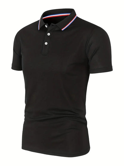 Polo d'été décontracté et respirant pour hommes, confortable, couleur unie, T-Shirt à manches courtes de haute qualité, offre spéciale, 2025