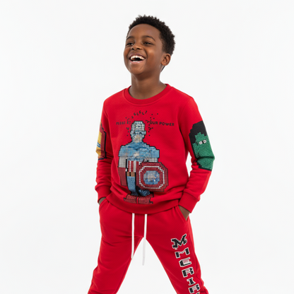 American Hero Casual Jogger Set-4
